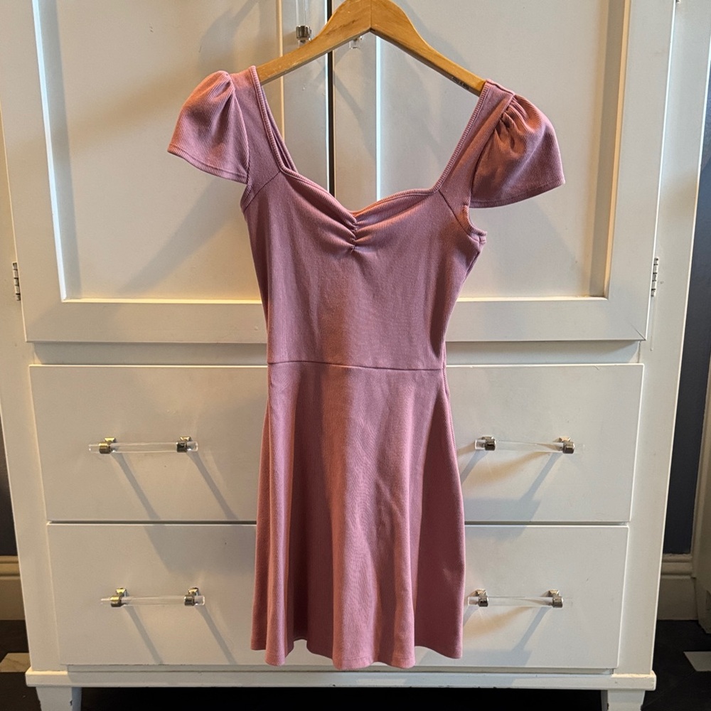 XXS Wild Fable Pink Dusty Rose Mauve Dress Women, Teen, Girls